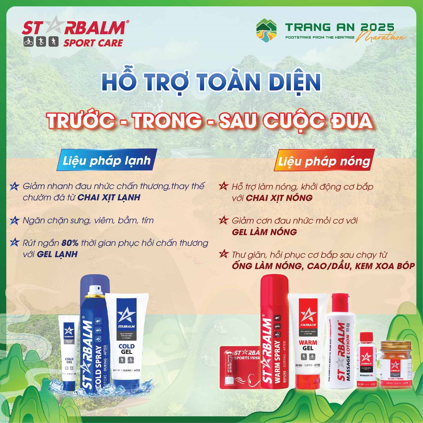 STARBALM ĐỒNG HÀNH CÙNG TRANG AN MARATHON 2025